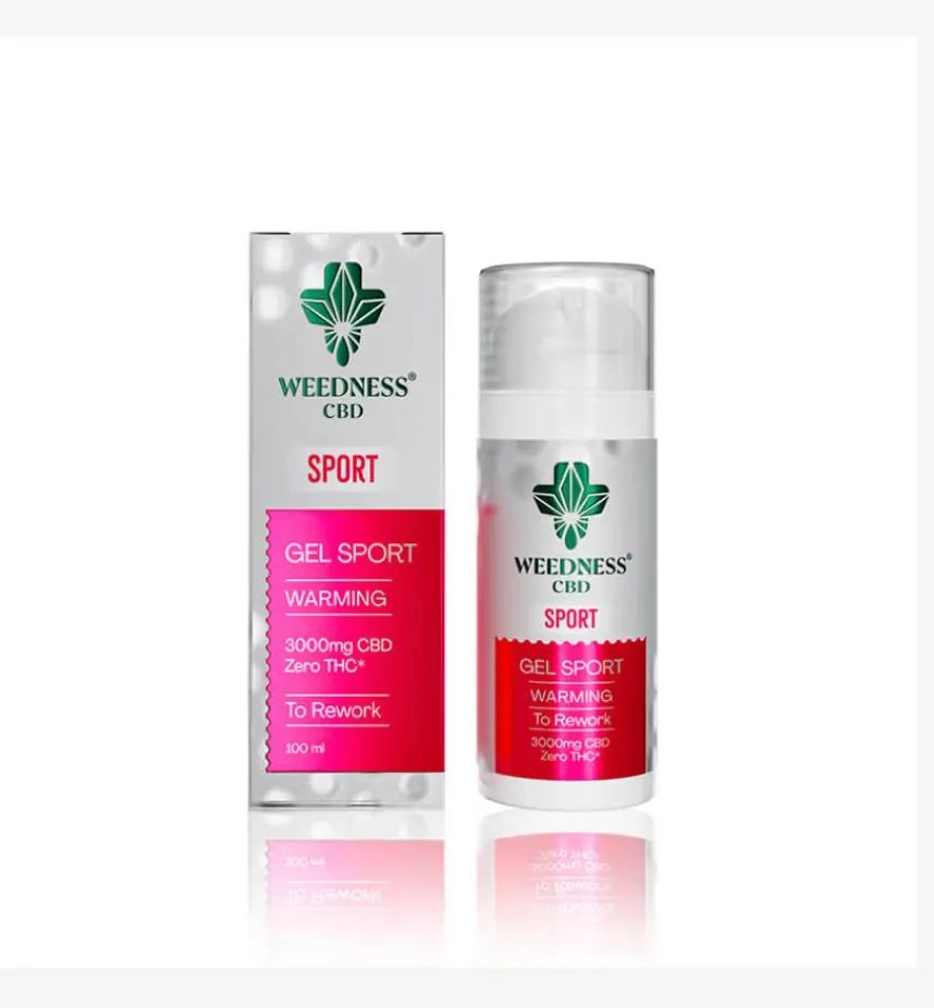 Gel sport para músculos y articulaciones. (Efecto calor) 3000mgCBD/ 3.4 oZ  - Cáñamo industrial uso aromático